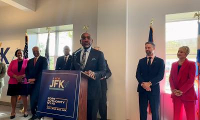 Rep. Meeks at JFK Redevelopment event