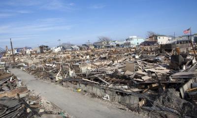 Superstorm Sandy aftermath Rockaways, NY