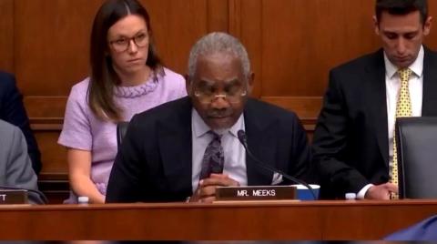 Rep. Meeks during FSC Stablecoins Markup