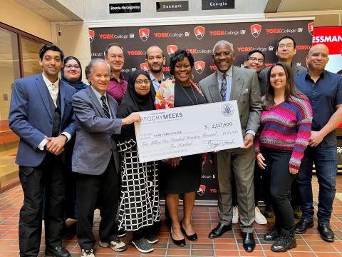 York College Check Presentation 