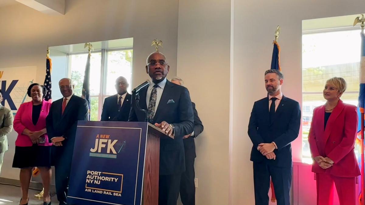 Rep. Meeks at JFK Redevelopment event