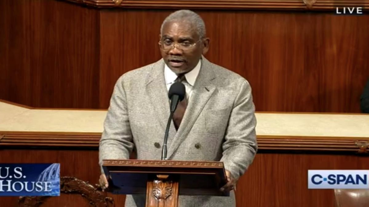 Rep. Meeks on the House floor