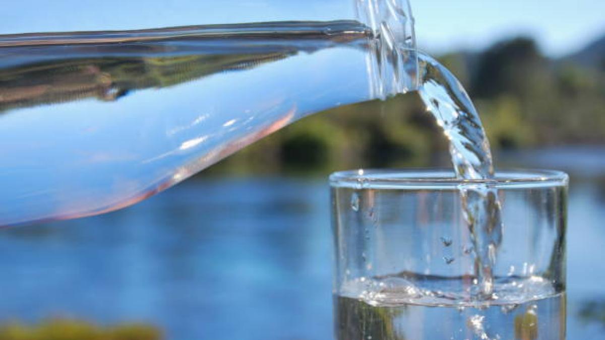 drinking water
