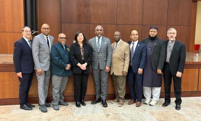 DHS Brutality Press Conference with Reps. Meeks and Meng alongside faith leaders/