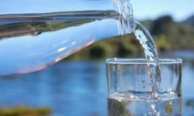 drinking water